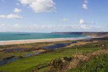 Anse de Vauville – vue panoramique (Crédit photos : Karine Dedieu – OFB)